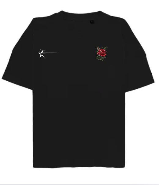 BLACK SHORT-SLEEVED T-SHIRT