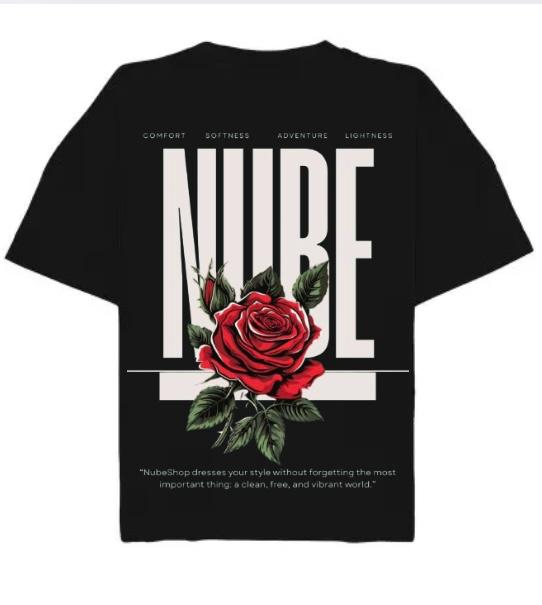 BLACK SHORT-SLEEVED T-SHIRT