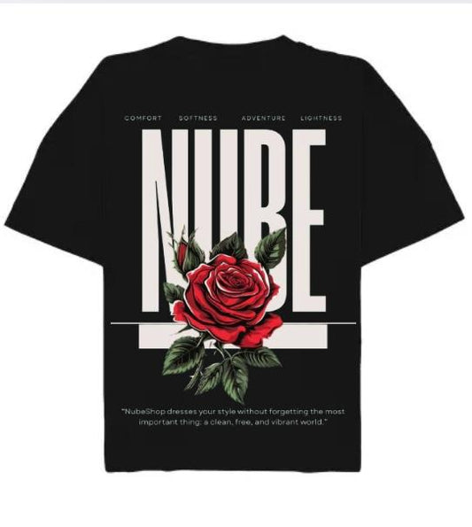 BLACK SHORT-SLEEVED T-SHIRT