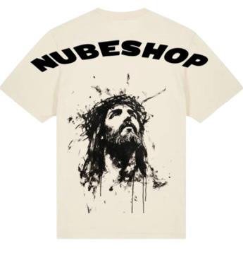BEIGE SHORT-SLEEVED T-SHIRT